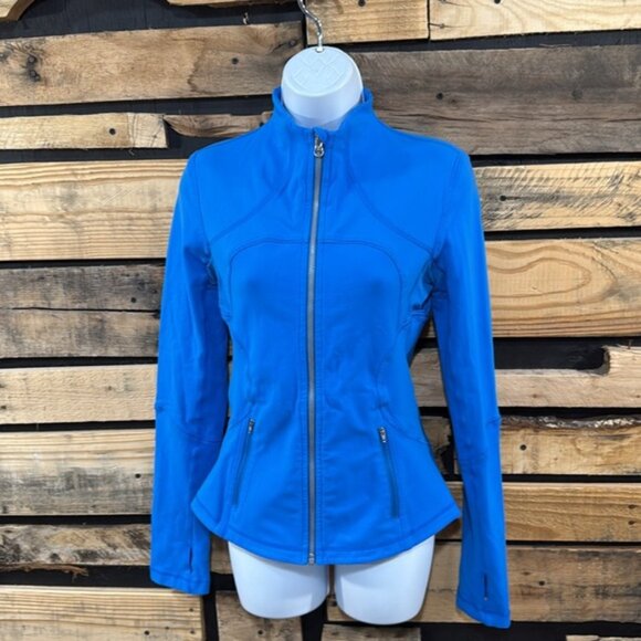 Lululemon Forme‎ Jacket *Brushed Beaming Blue Women’s Size 4 - Picture 2 of 8